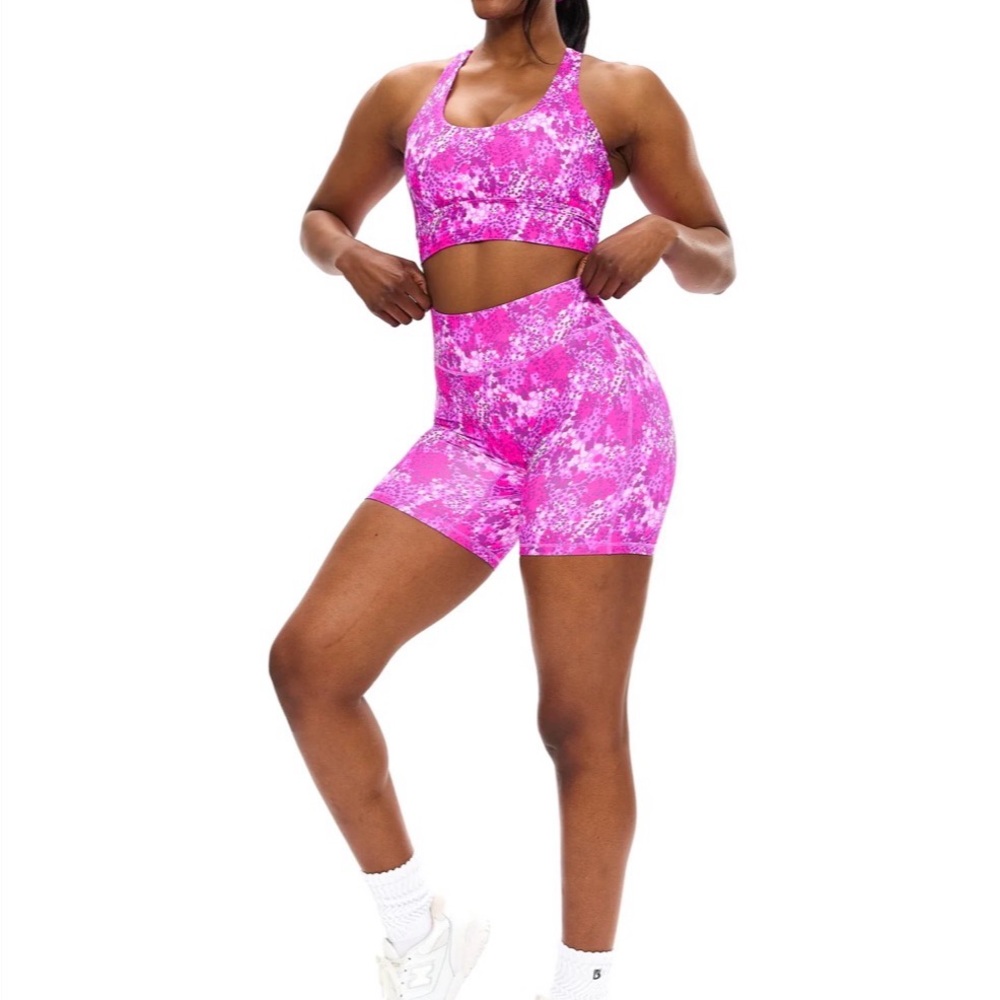 Buffbunny Collection Legacy Short 6" Pop Rocks Fashun Print size small